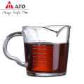 Round Glass Measuring Cup Transparent Cup Liquid Measure