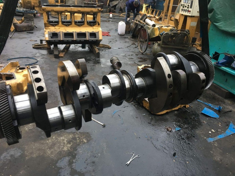 Forged Steel Crankshaft Fit for Engine 4D35 4D56 - Cast Iron Crankshaft and Camshaft