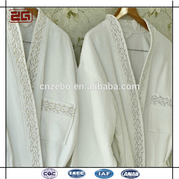 Supply Wholesale High quality 100% Cotton Hotel Waffle Bathrobe