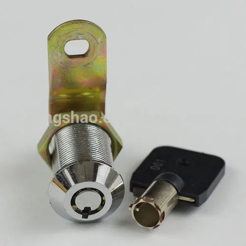 tubular style 7 pins tumbler vending machine lock with key from tengshao