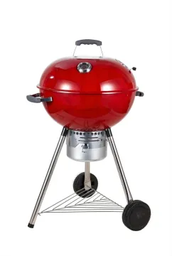 Deluxe Outdoor Charcoal Kettle Barbecue Grill Smoker BBQ Grill for Garden Courtyard