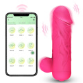 Mini vibrador de função dupla para ponto G e clitóris