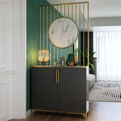 Modern Marble Cabinet for Entryway and Living Room Partition