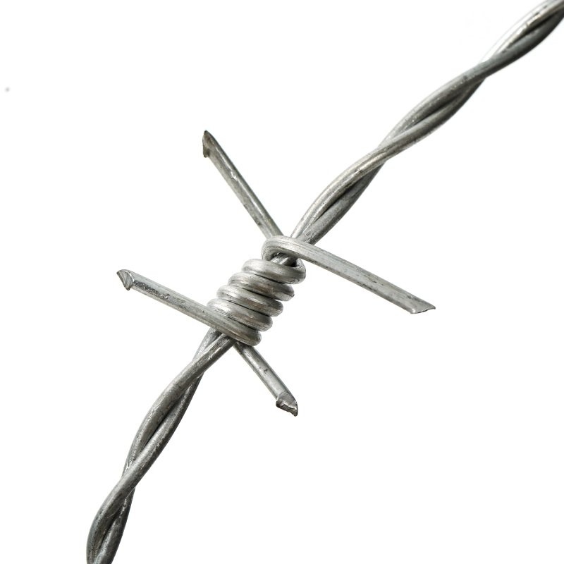 Single Twist Galvanized Barbed Wire