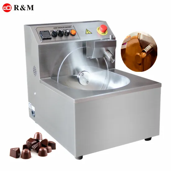 Mini Chocolate Donut Filling Machine with Liquid Chocolate and Multiple Tempering for 25 Kilos Production Line