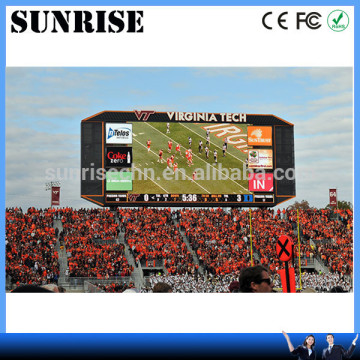 สนามกีฬาสนามกีฬา 10 มม. กลางแจ้งสีเต็มรูปแบบการแสดงผล LED