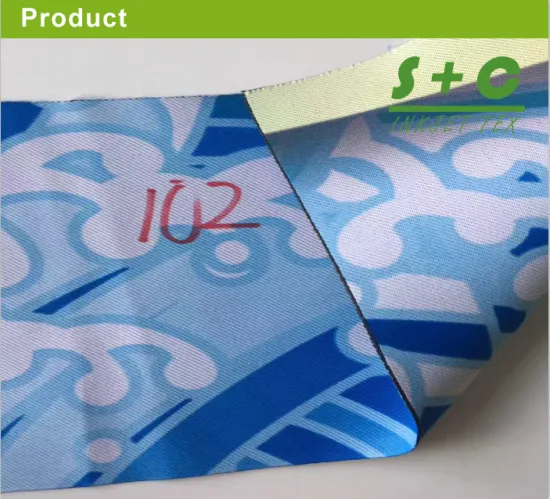 Double side printed twill coated blockout fabric for dye sub machine Fire retardant