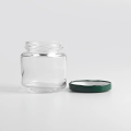 Jar de vidrio redondo de 100 ml con tapa para mermelada