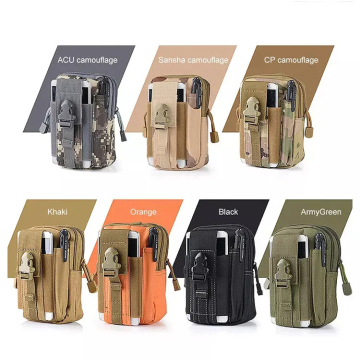 Camping Hiking Hunting Molle Pouch - Compact Nylon Tactical Waist Pouch