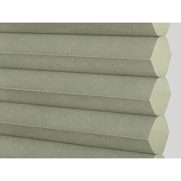 Beige color electric honeycomb blind fabric for door