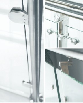 Stainless Steel Handrail Glass Clamp, Spigot, Balustrade (JKL-1973)