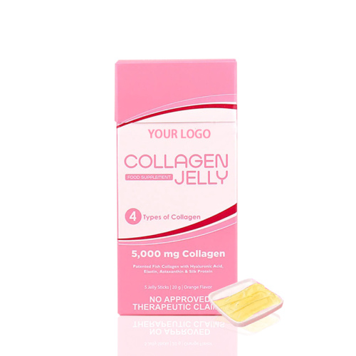 OEM/ODM Anti-Aging Skin Whitening Fish Collagen Jelly Stick