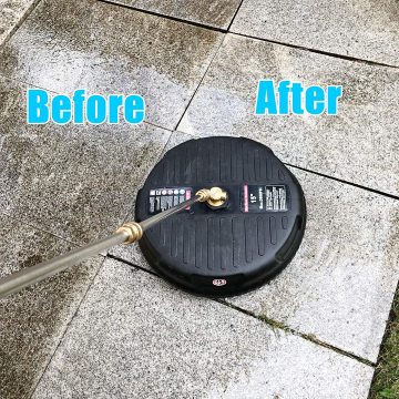 Lampiran pembersih permukaan lantai beton terbaik untuk mesin cuci tekanan (3000-3400 psi)