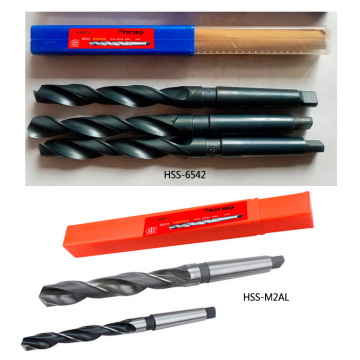 HSS DIN345 M2 -M35 Cobalt Taper Shank Twist Bit Bit - Black
