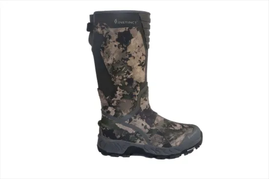 heat-insulating, men's camouflage hunting rubber shoes.