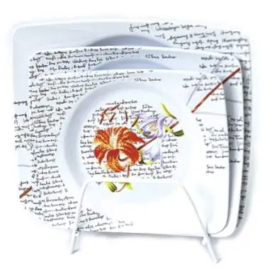 KC4654, MELAMINE 3PCS PLATE