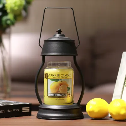 Vintage Metal Hurricane Fragrance Candle Warmer Lamp Compatible with Yankee Candles