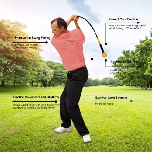 Golf Swing Trainer Grip għal Qawwa u Tempo