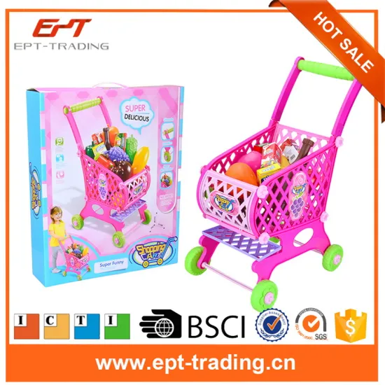 Children Mini Supermarket Girl Shopping Cart Toy