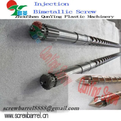 Pvc Injection Screw Barrel For Plastic Machines 