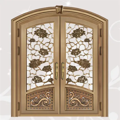 Main Entrance Security Copper Door Steel Door