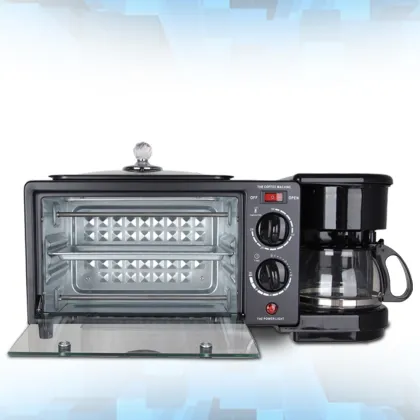 ZCJ-168 factory price TOASTER OVEN arada kahvalti makinesi 3 in 1 breakfast maker machine