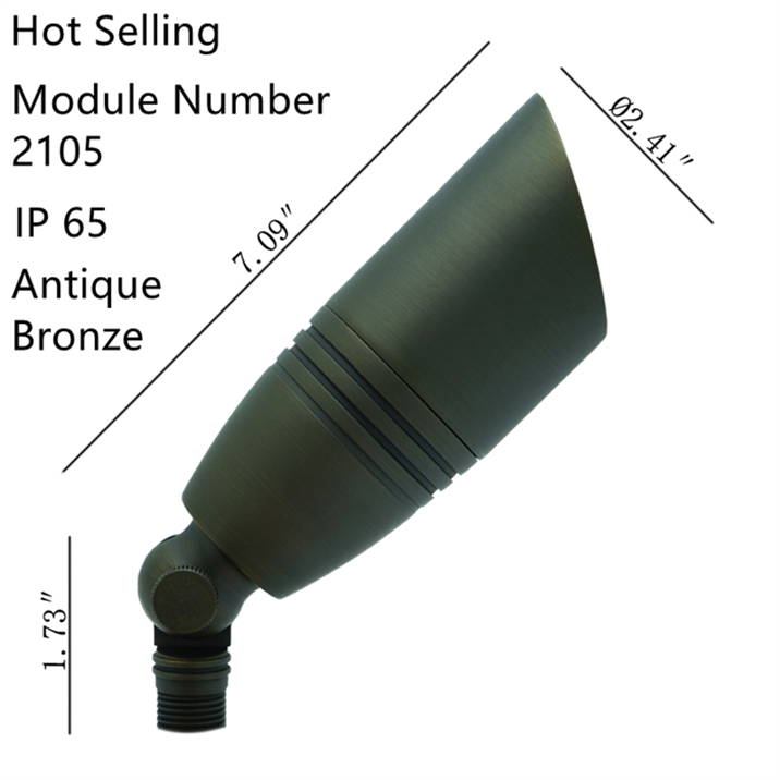 2105 luminária de holofotes de venda imperdível latão sólido