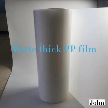 Matte thermoforming thick PP film