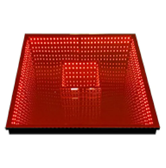 MITSUSHOW 1x1 Meter 3D Mirror LED Abyss Dance Light Floor
