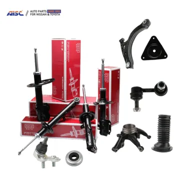 AISC Japan Car Shock Absorber Spare Parts for NISSAN and TOYOTA Suspension Systems