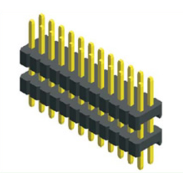 1.27mm Dual Row Double Plastic Straight Type