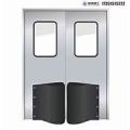 Steel anti-collision free door (single acrylic window)