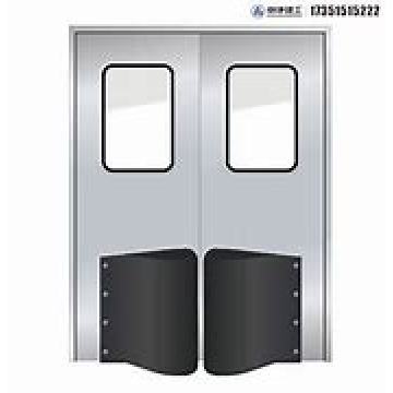 Steel anti-collision free door (single acrylic window)