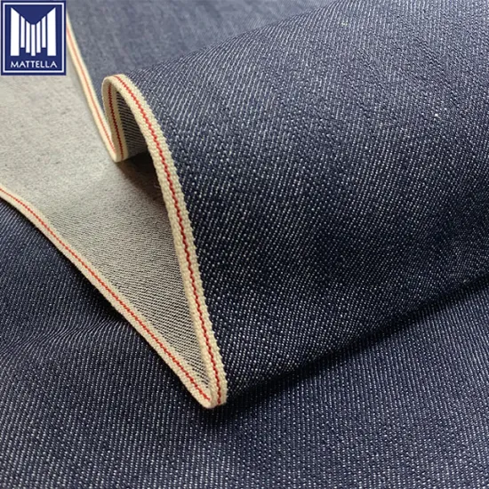 100% organic cotton 14-15oz selvedge denim fabric