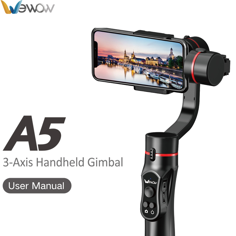 Real factory 3 axis handheld gimbal stabilizer