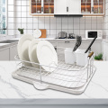 dish drying rack with tray