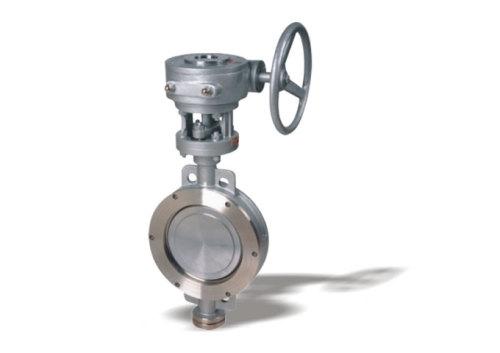 Cacing wafer elastis keras segel butterfly valve