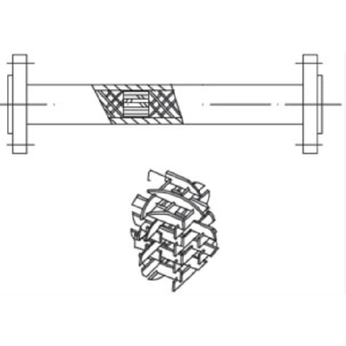 Carbon Stainless SX Static Mixer