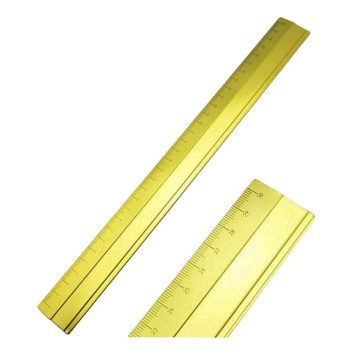 Custom Low Price Quality Aluminium Straight 30cm Metal Ruler with Logo for School - Professional China Factory