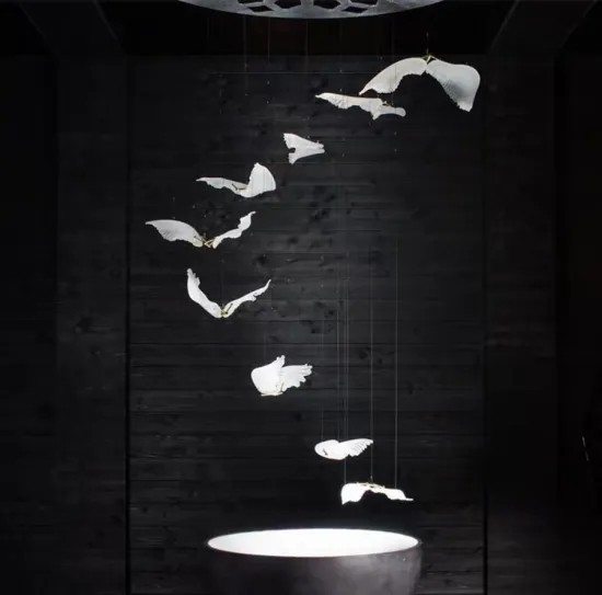 Real estate chandelier design