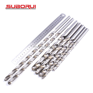 SUBORUI Custom HSS M2 4341 150mm Straight Shank Electric Drills Extra Long Twist Drill Bit