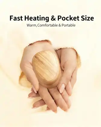 Rapid Heating Pocket Hand Warmer Wood Grain Portable Winter Hand Heating Cross Border Hot Sale hand warmer