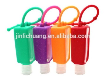 Food grade high quality non-stick portable silicone hand sanitizer holder