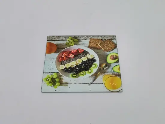 anti-bacterial glass cutting board