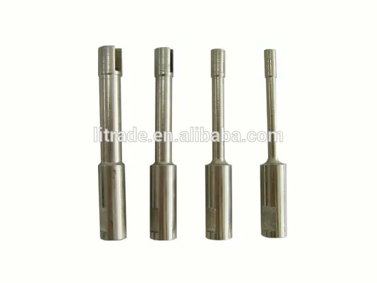 Different sizes of diamond stone carving tools