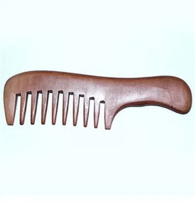Ionic Type and Peach Comb With Handle