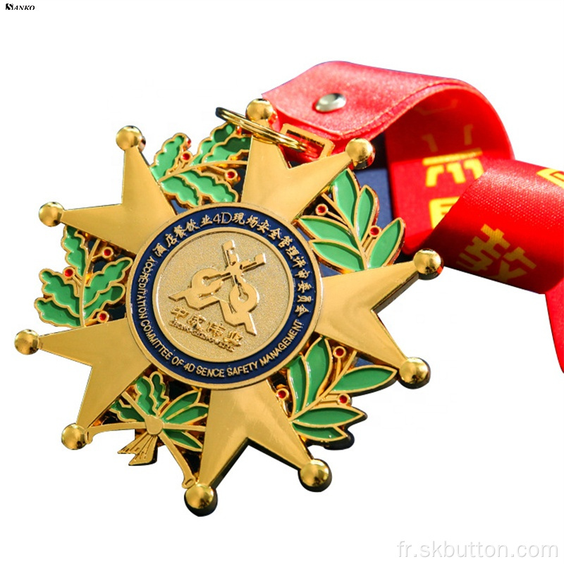 Médailles faites pour commander des badges en émail personnalisé