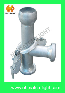 China Manufacturing Punching Steel-Zinc Plated Bauer Fittings