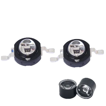 High-Power IR LED Infrared Emission Tube 850nm with Diffuser for Cameras (1W/2W/3W, Epistar Chip)