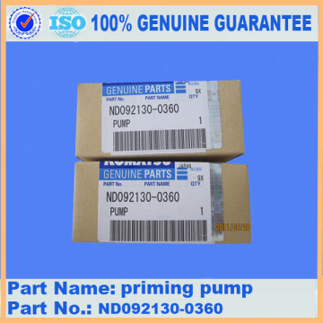 Komatsu PC400-7 priming pump ND092130-0360